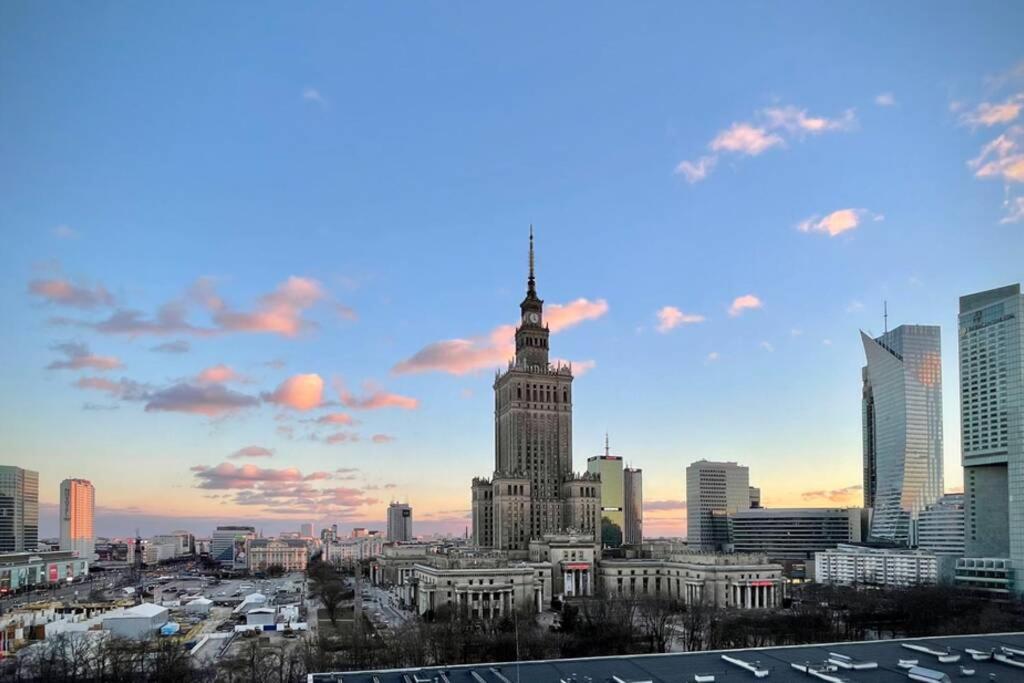 Super Apartament Brown 2X Metro Nowy Wifi Netflix Spotify Panorama Miasta وارسو المظهر الخارجي الصورة