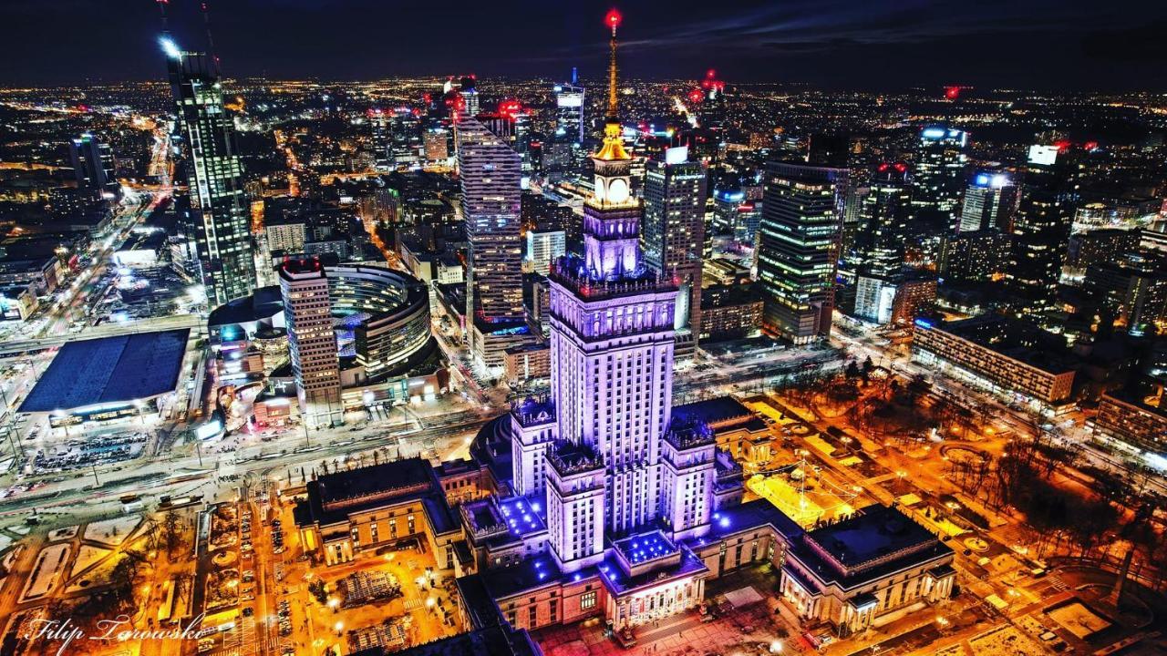 Super Apartament Brown 2X Metro Nowy Wifi Netflix Spotify Panorama Miasta وارسو المظهر الخارجي الصورة