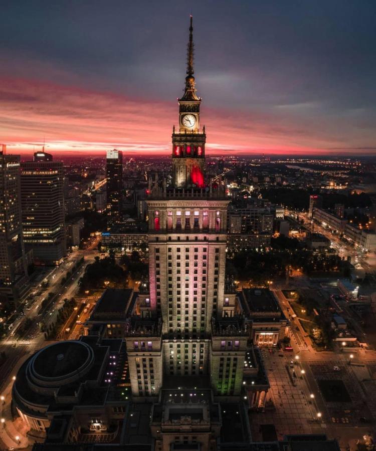 Super Apartament Brown 2X Metro Nowy Wifi Netflix Spotify Panorama Miasta وارسو المظهر الخارجي الصورة